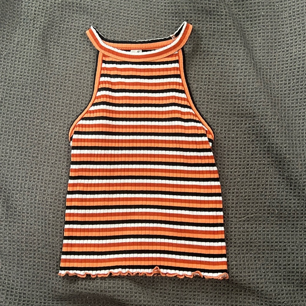 Cropped Striped tank top